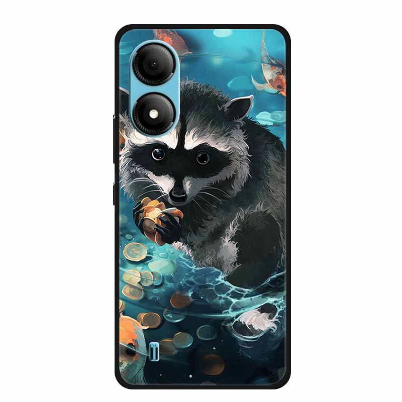 Чехол для телефона ZTE Blade A33S Задняя крышка Чехол A 33 s A33 s Coque Ударопрочный Черный Силикон Мягкий Funda Для Blade A33S Чехол A 33s