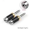 Earphone Plug Balanced Adapter 4.4mm 5 Pole Male 5 Poles Stereo Jack Carbon Fiber Audio Jack