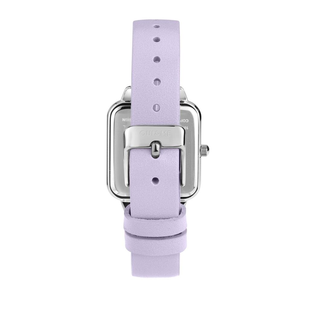 Oui & Me Harmonie Purple Leather Strap White Dial Quartz ME010386 Women's Watch