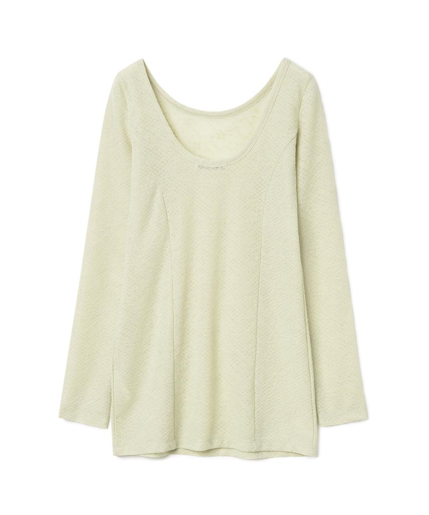 MILLO WOMEN Floral Scoop Neck T-Shirt [Lime]