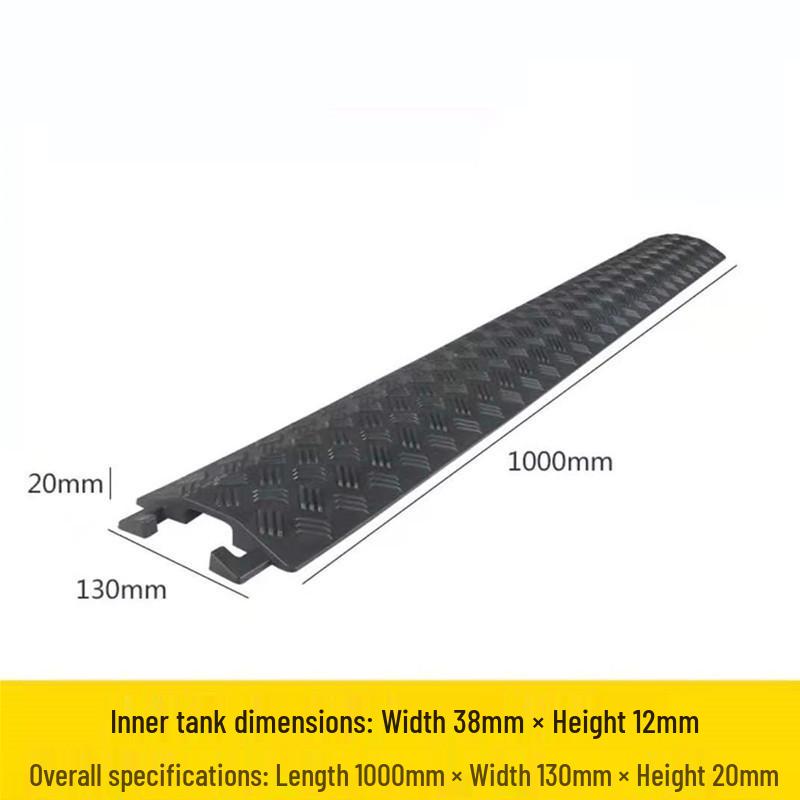 Indoor/Outdoor Cable Protection Rubber Trunking Speed Bump