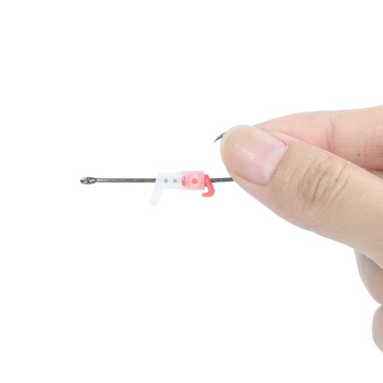 3/5/6/10/12/15/20Pcs Luminous Live Fishhook with Barbed Shrimp Fixing Hook Glow-in-the-dark Offset Freshwater Saltwater Catfish