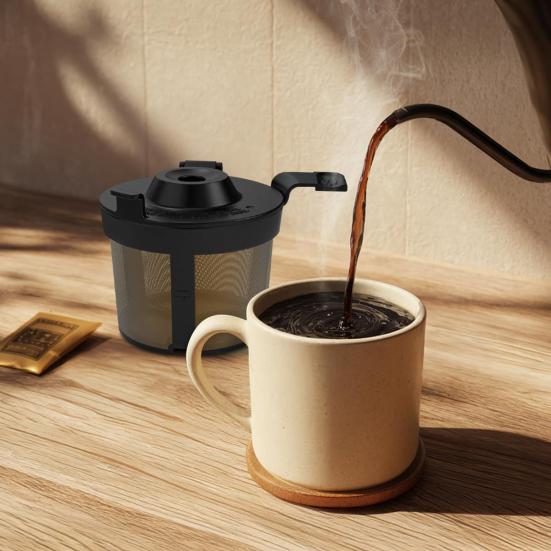 Reusable Stainless Steel Coffee Filter for Ninja Fits PB051 PB040 PB041ST 120-Mesh Fine Replacement for Pods And Grounds Eco-Friendly Coffee Pods