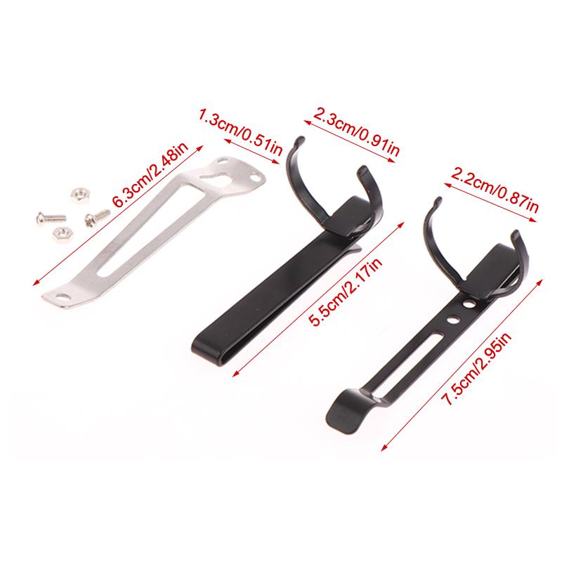 1 шт. металлический зажим для фонарика, железный зажим, зажим для фонарика, универсальный зажим для ручки