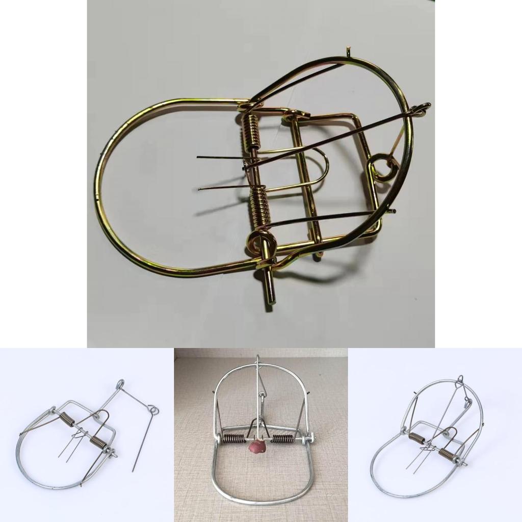 Сверхпрочная уличная крысоловка Эффективная железная мышеловка для домашнего использования