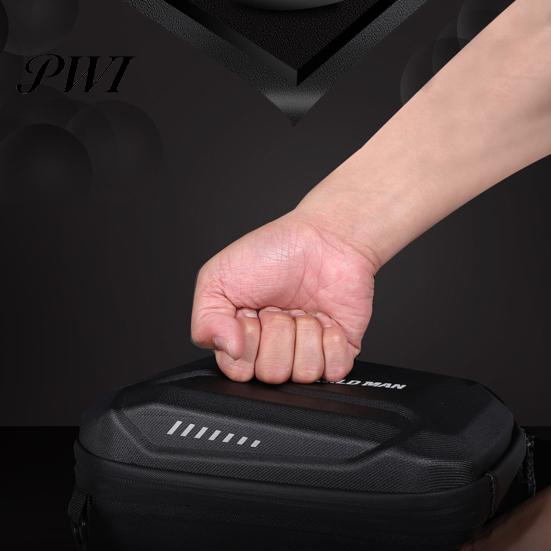 Bicycle Front Bag WILD MAN-E8 Handlebar Waterproof Universal Hard Shell Beam Storage Pouch for Mountain Bike