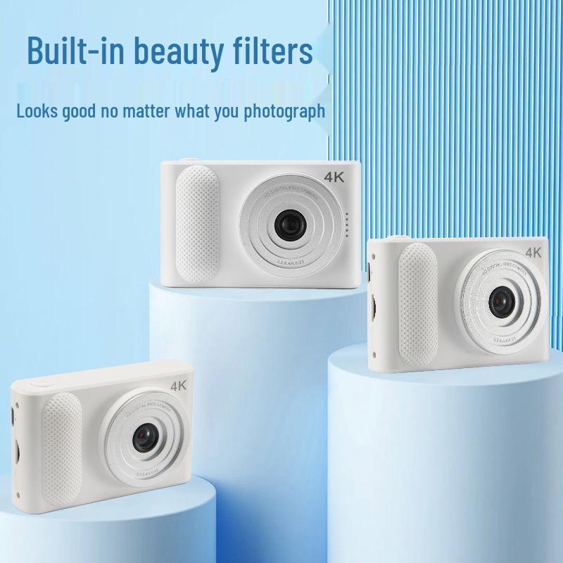 100MP Dual CCD Retro Student Card Camera - Uploadable & Portable