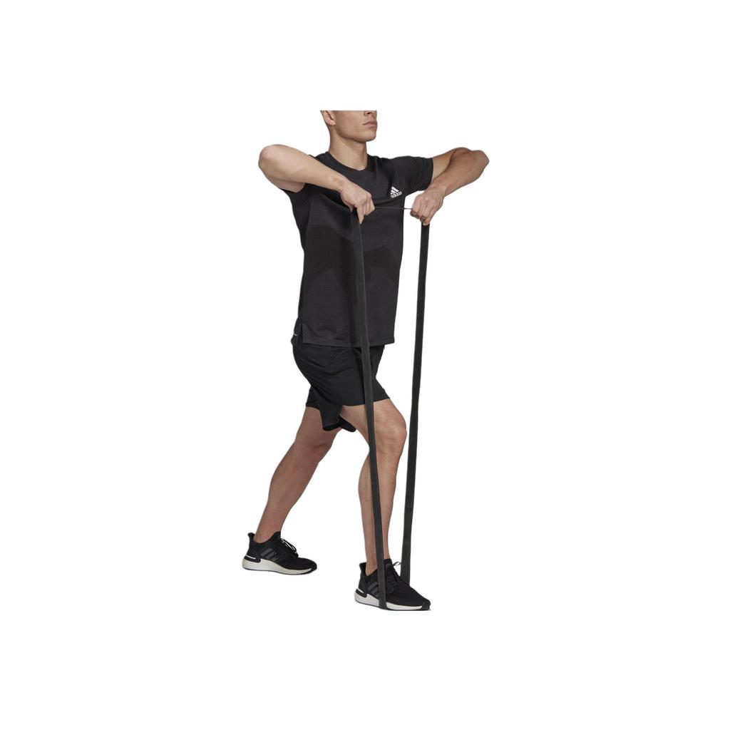 Adidas Logo Print Sports Fitness Short Sleeve T-Shirt Men Tops Black HT9052