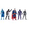 DC Comics, Супермен Герои против. Набор из 5 злодеев, 3-дюймовые фигурки, стилизованные фигурки супергероев в динамичных позах и боевой броне, для детей от 4 лет