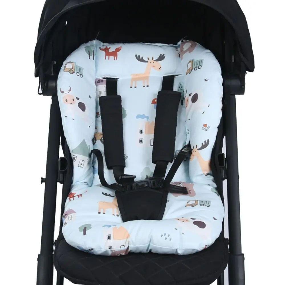 1Pcs Cartoon Pattern Stroller Cushion Pram Buggy Carriages General Mat Baby Stroller Seat Pad