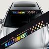 Colorful Reflective Decoration Decals Car Stickers Styling Front Windshield Decal Sticker