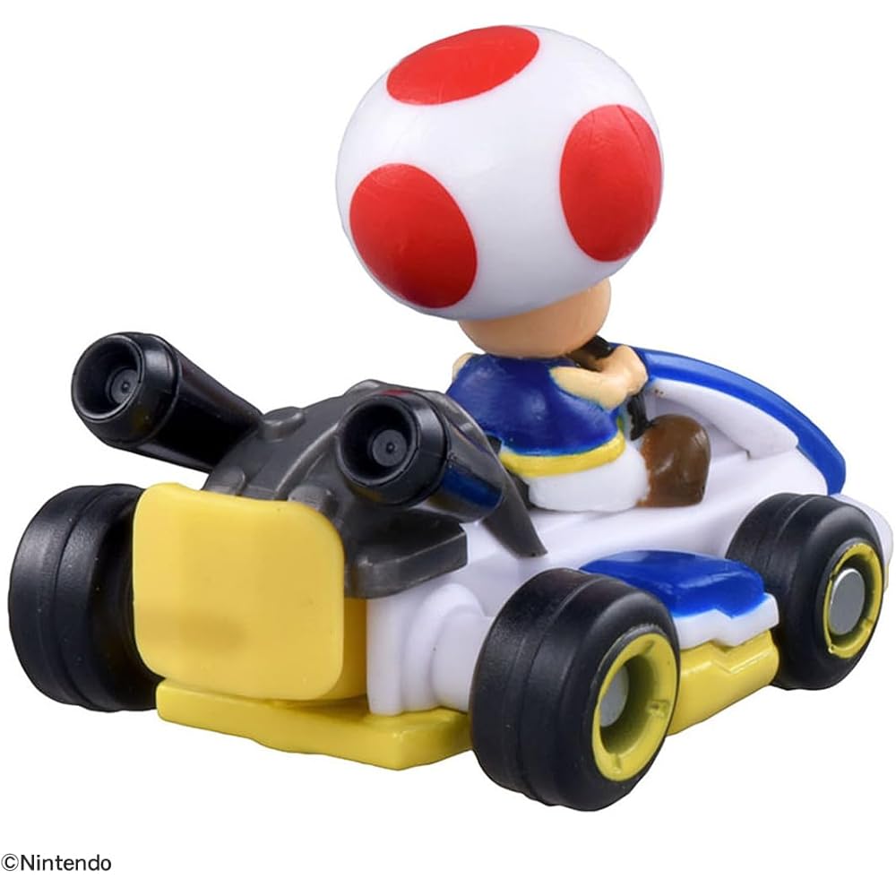 Takara Tomy Tomica Drift Mario Kart Starter Set Toad & Standard Kart Toy Car for Ages 3 and Up