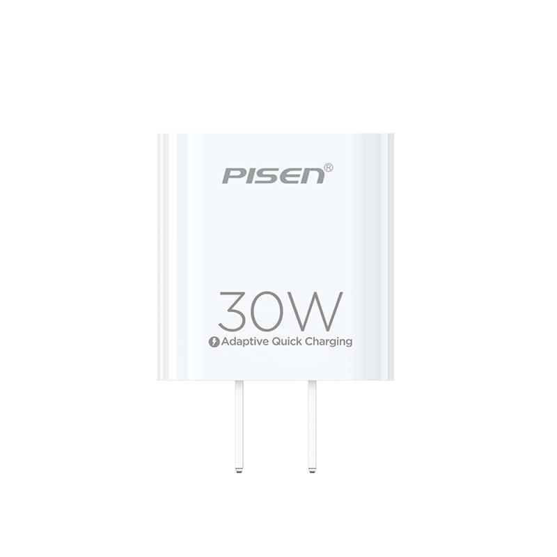Быстрое зарядное устройство PISEN 30 Вт для iPhone 16 Pro/Pro Max