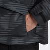 adidas DFB Пуховик с капюшоном и молнией Мужская верхняя одежда Черный Серый HF4066