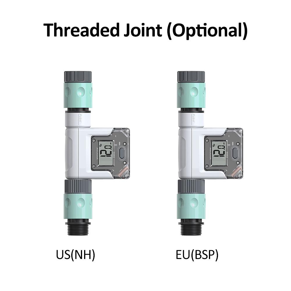WiFi расходомер воды для садового шланга, умный счетчик воды с 4 режимами расхода, отслеживание расхода в реальном времени