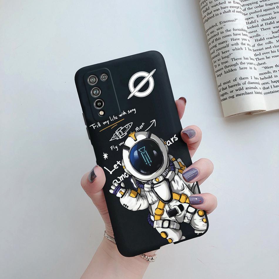 For Huawei Honor 10X Lite Case DNN-LX9 Cute Cartoon Flowers Cover For Honor10X Lite Honor 10 X 10X Lite Phone Cases Soft Bumper