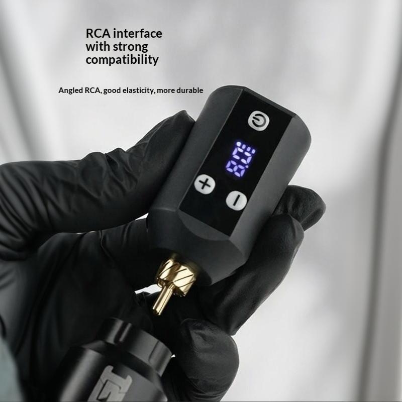 1 шт. 5–12 В Цифровой дисплей USB Беспроводной 1300 мАч Интерфейс Аккумулятор для тату-ручки Беспроводной блок питания для тату