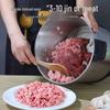 8л Многофункциональная мясорубка и блендер для овощей из нержавеющей стали - Измельчитель чеснока