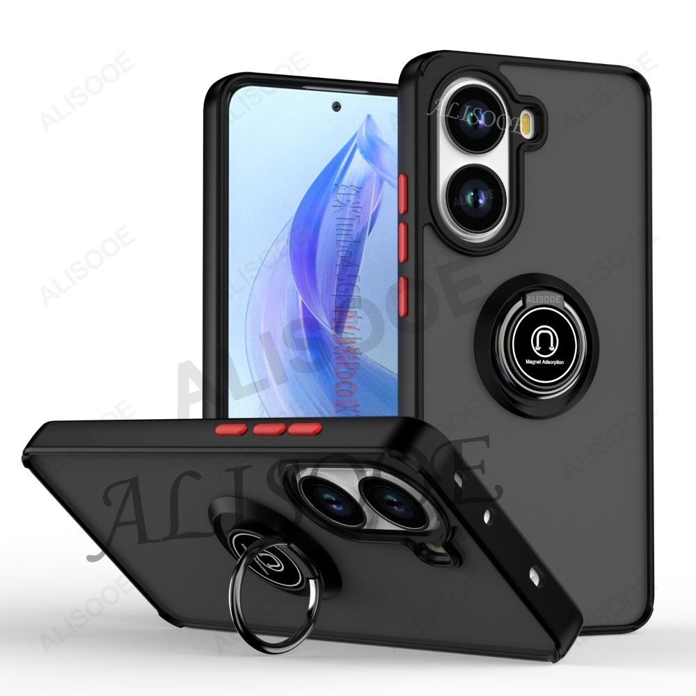 Чехол-подставка Funda для POCO X7 Pro Чехол-броня с держателем-кольцом Защитная крышка для Xiaomi Redmi Turbo 4 Ударопрочный чехол