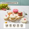 Baby food box glass can be boiled and stored, egg custard bowl cup mold tool, full set of baby food box