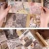 4 рулона/коробка Ширина 3,54 дюйма Винтажный набор васи-лент Английская газетная тематика Декоративная лента, Арт-лента Для канцелярских принадлежностей, Sc