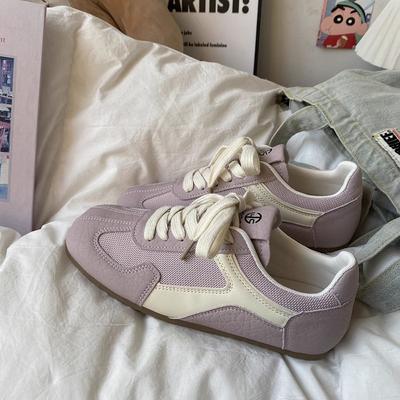 Женские нишевые легкие повседневные спортивные туфли конфетных цветов макарон на мягкой подошве