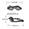 HD Clear Lens Waterproof Swim Eyewear Soft Silicone Eye Seal Anti Fog Swimming Mirror  Water Sports