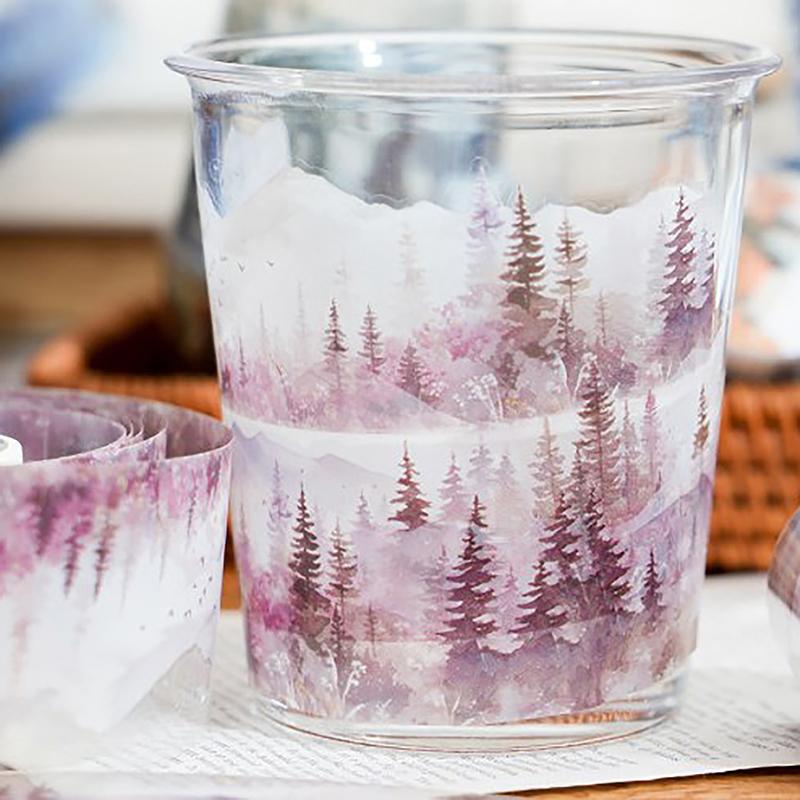 Мультяшные декоративные клейкие ленты Натуральная серия заживления Наклейки из клейкой ленты для животных Креативные самодельные декоративные клейкие ленты