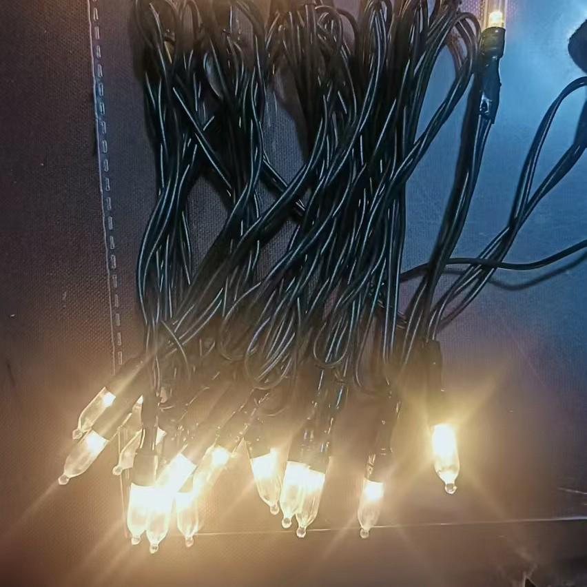 Многоцветная водонепроницаемая гирлянда Lala Bubble - Рождественская звездная штора с батарейным блоком