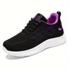 Women's Casual Softsole Sneakers Breathable Single Shoes Flyweave Mesh Shoes