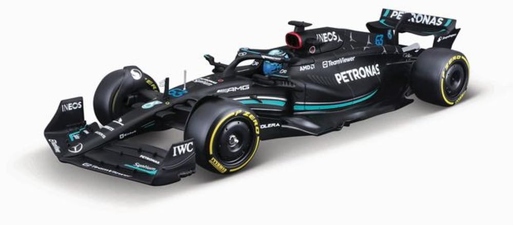 Burago Petronas F1 Team W14 E Performance Hamilton с водителем готовый продукт BUR28028H 1/24 Mercedes-AMG (2023) №44 Л.