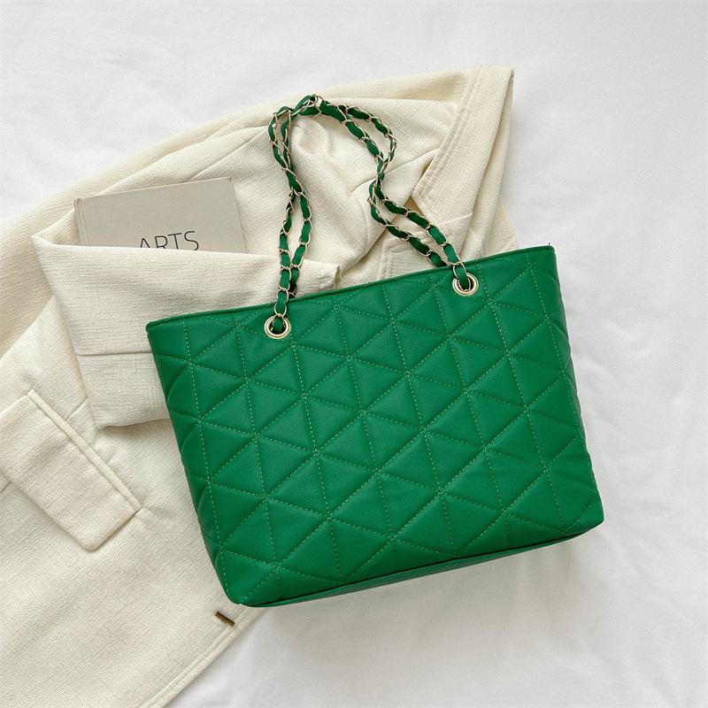 Ретро персонализированная сумка-тоут на цепочке летняя новая сумка женская модная простая сумка через плечо повседневная сумочка