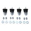 4 Pcs Anti Vibration Rubber Mount Damper Shock Pad Cushion For Air Conditioning