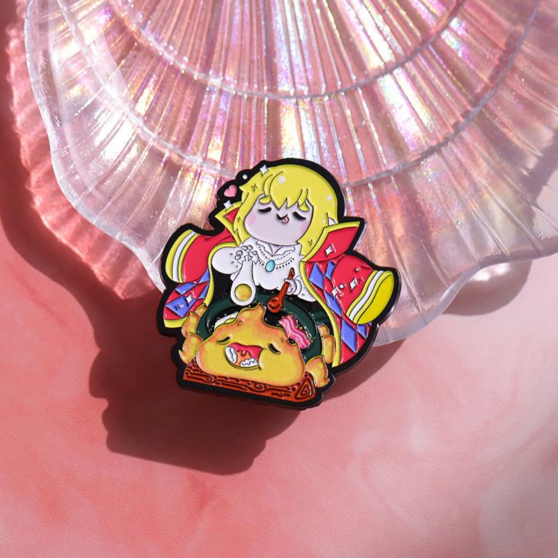 Creative Cartoon Design Brooch Pins With Eyecatching Colors And Unique Styles Ideal For Anime And Lovers Fashion