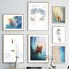 Wall Art Canvas Painting Christ Jesus Heaven Coastal Nordic Posters And Prints Wall Pictures For Living Room Home Decoration