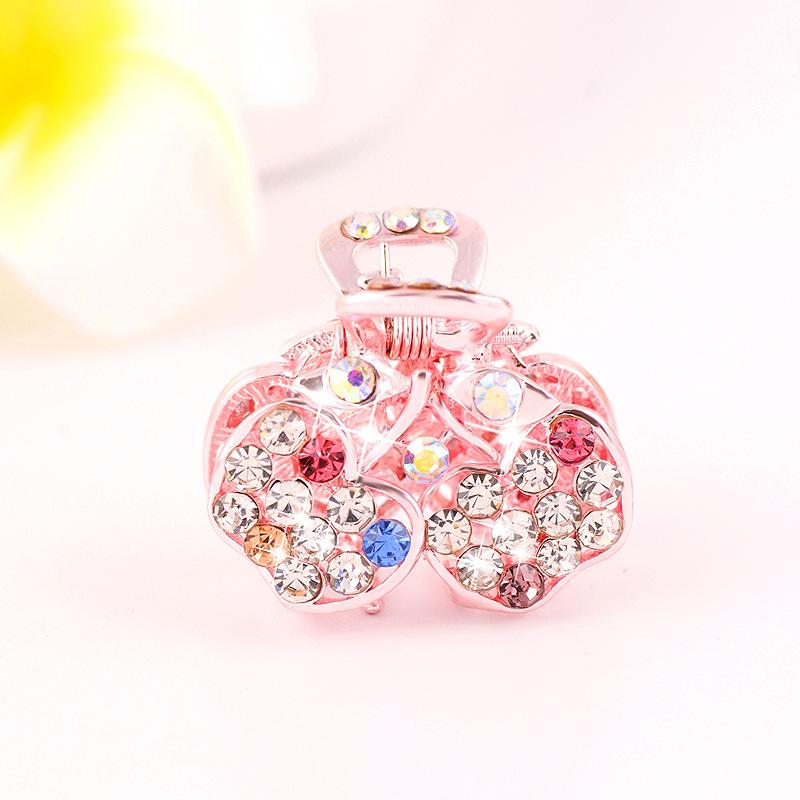 1Pcs Small-sized clasp hairpin female crystal hair accessory hairpin
