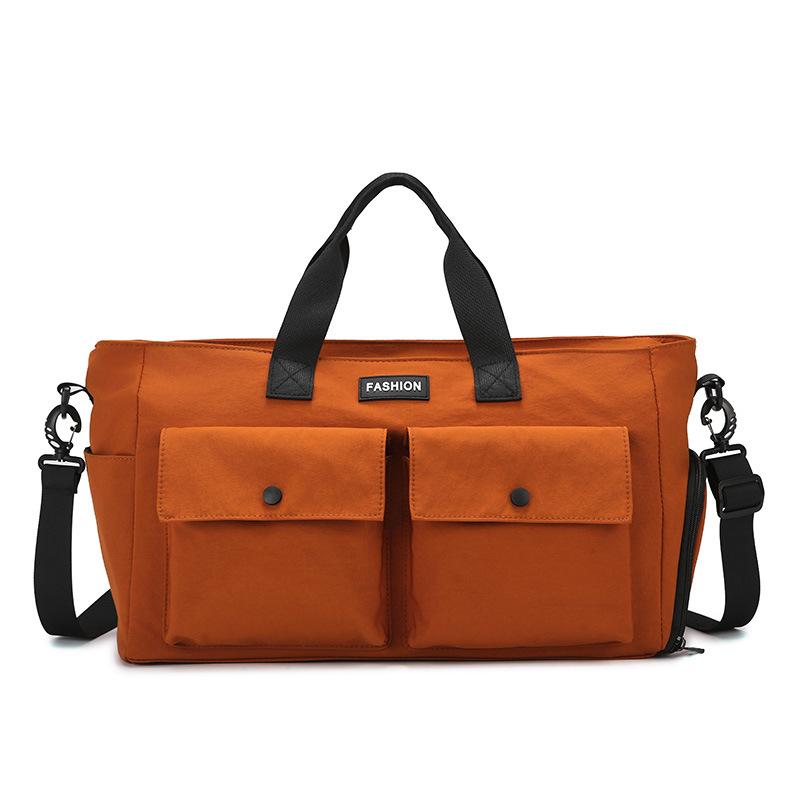 Sports and Leisure Wet and Dry Separation Fitness Bag for Traveling Large Capacity Hand Luggage Bag Can Be Put On A Lever and Shoe Bin