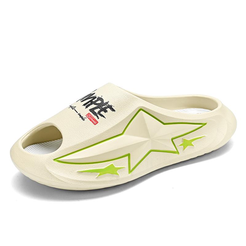 Модные новые распродажи удобные мужские тапочки Eva сандалии с толстой подошвой для мужчин летние пляжные индивидуальные новые стильные нескользящие мужские туфли