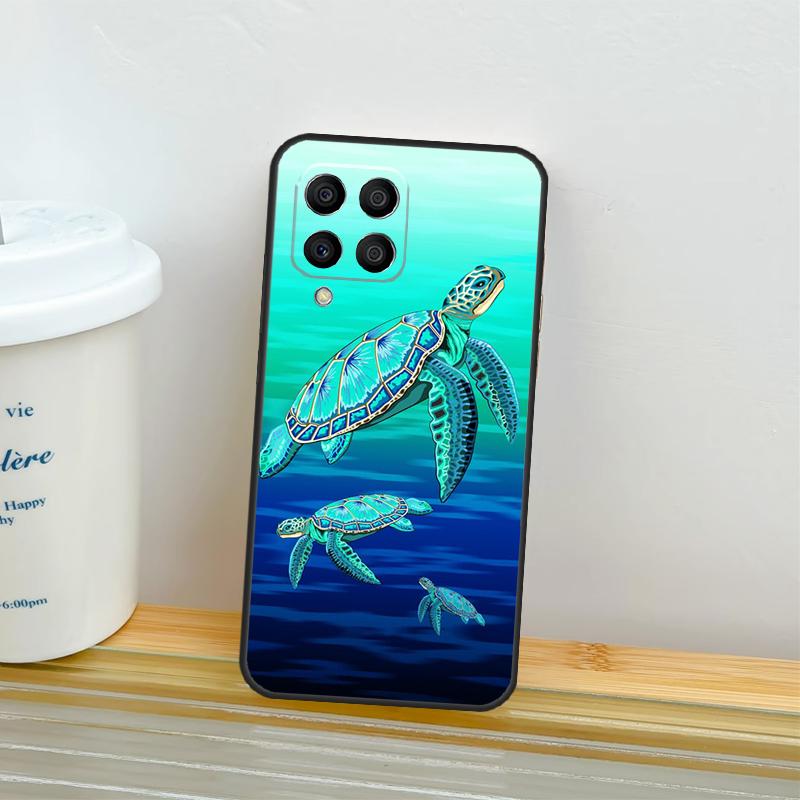 Чехол 'Бирюзовая Морская Черепаха Oceanlife' Для Samsung Galaxy M53 M13 M06 M16 M31 M11 M35 M55 M15 M56 M36 M12 M32 M52 M14 M34 M54