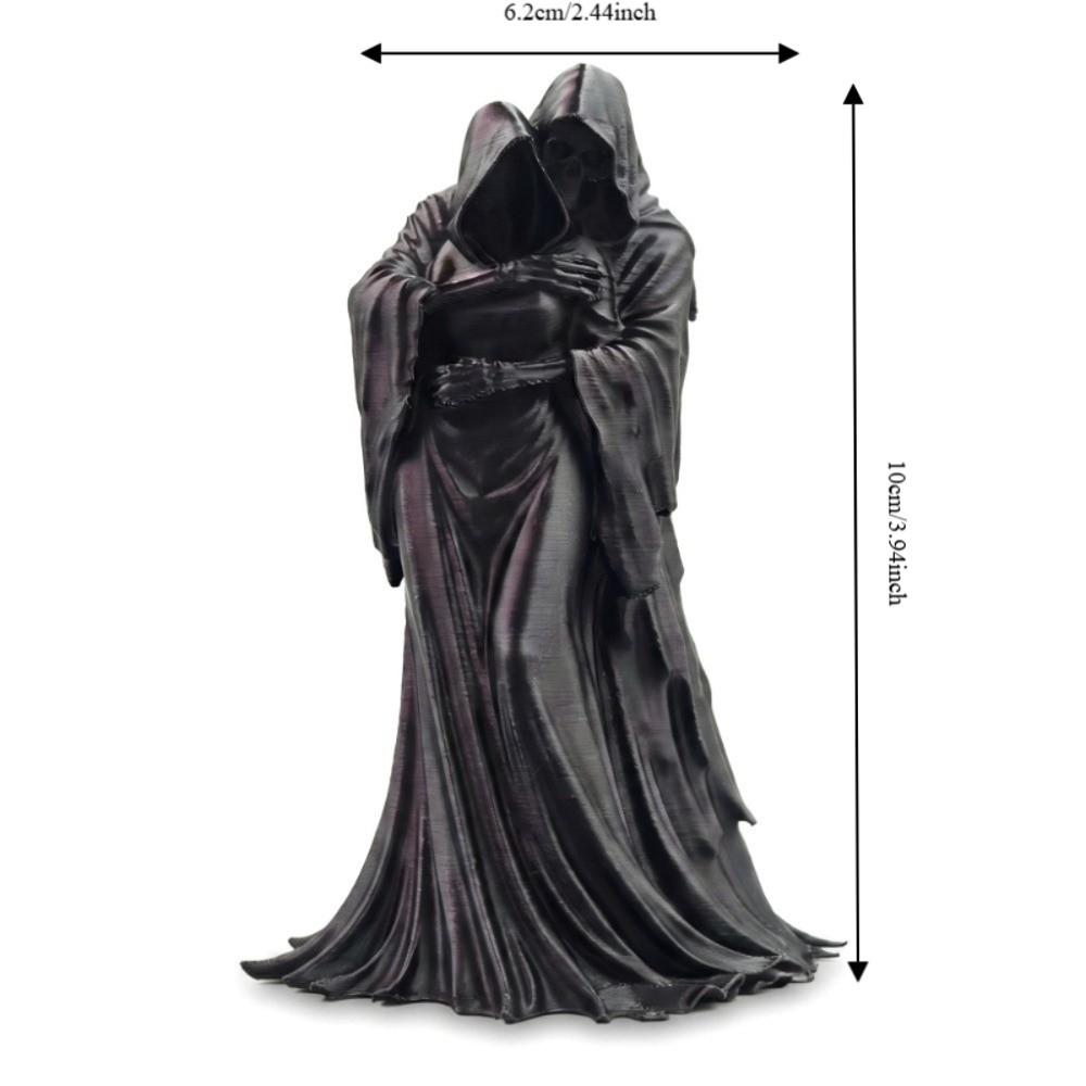 3D Printed Gothic Decoration Dark Style Ghost Ornaments Exquisite Skeleton Model Decoration Gifts