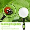 High Magnification Reading Magnifying Glass Handheld Portable For Elderly Students 10x 5x Children's Science Experiment