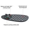 Car Anti Slip Pad Car Phone Holder with Night Glow Number Display Rotatable Dashboard Mount for Most Cars And