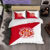 Girona FC Themed Bedding 3Pcs Duvet Cover Set Decorative Bed Linen For Teen Room Home Decoration
