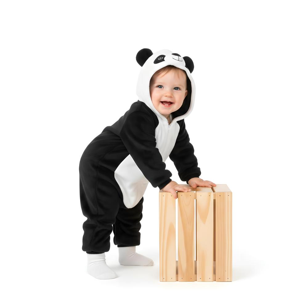 Piżama Onesie Kostium Przebranie Śpiochy Panda Niemowlę 120: 96-104 Cm