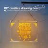 Светодиодная доска для сообщений, ночник, акриловый маркер, доска для сообщений с 7-цветной ручкой для детей, доска для рисования, рождественский подарок