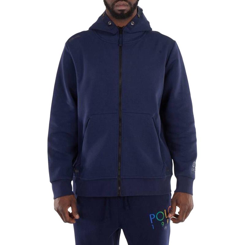 Polo Ralph Lauren Худи на молнии Однотонная Толстовка с длинным рукавом Мужская толстовка 784935213-002