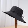 Summer big brim outdoor visor male and female versatile leisure sports mountaineering sun hat versatile bucket hat