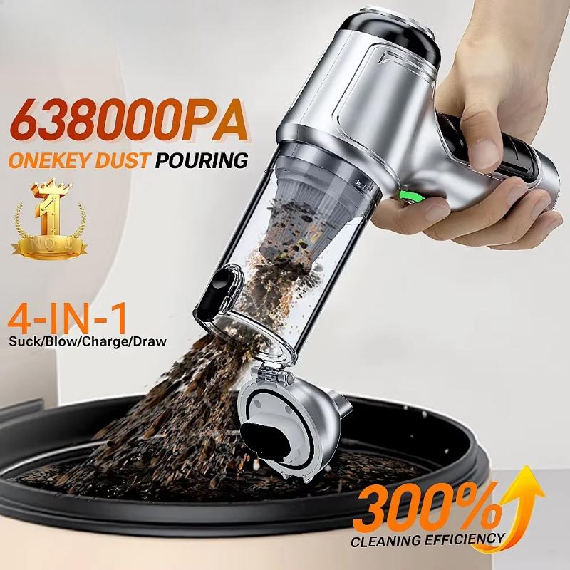 Автомобильный пылесос 638000Па Беспроводной Бесщеточный Мини Ручной Уборочная Машина Мощный Портативный Воздуходувка Пылесос для Автомобиля Дома