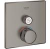 Смеситель Brushed Hard Graphite Grotherm Smartcontrol 29123Al0