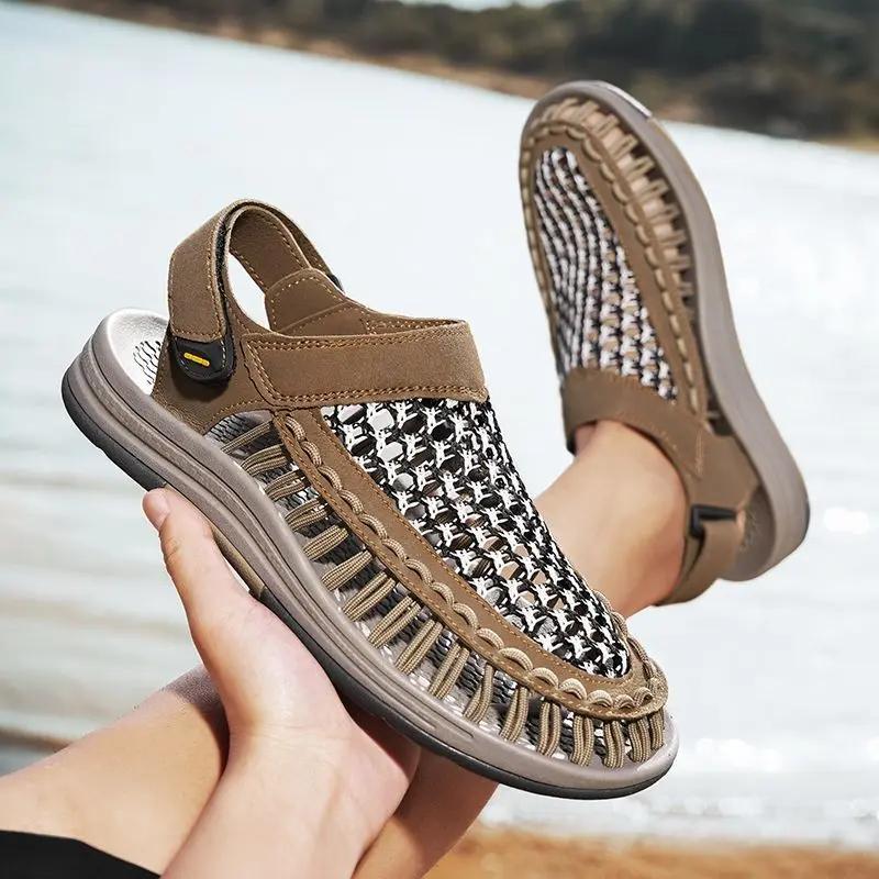 Сверхлегкие мужские сандалии на платформе, новый дизайн 2025, дешевая ликвидация, ЭВА, для повседневной носки, летняя распродажа, ПВХ, для взрослых, купить мужскую обувь